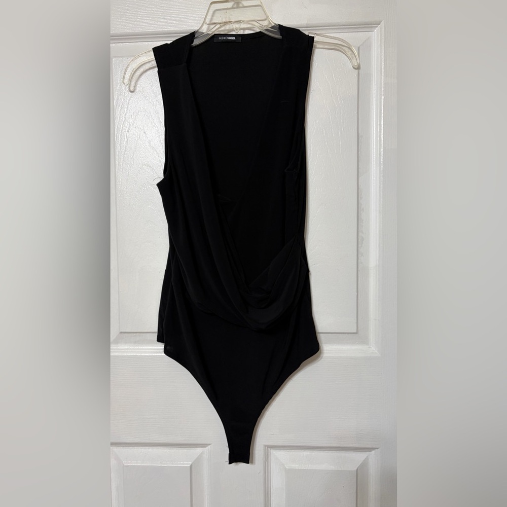 Fashion Nova Women’s Classic Black Bodysuit